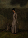Mutedance 25 Autumn/Winter Waisted Swing Skirt Plant-dyed Highly Handcrafted MD-MD25FW87-sand (MD25FW86)